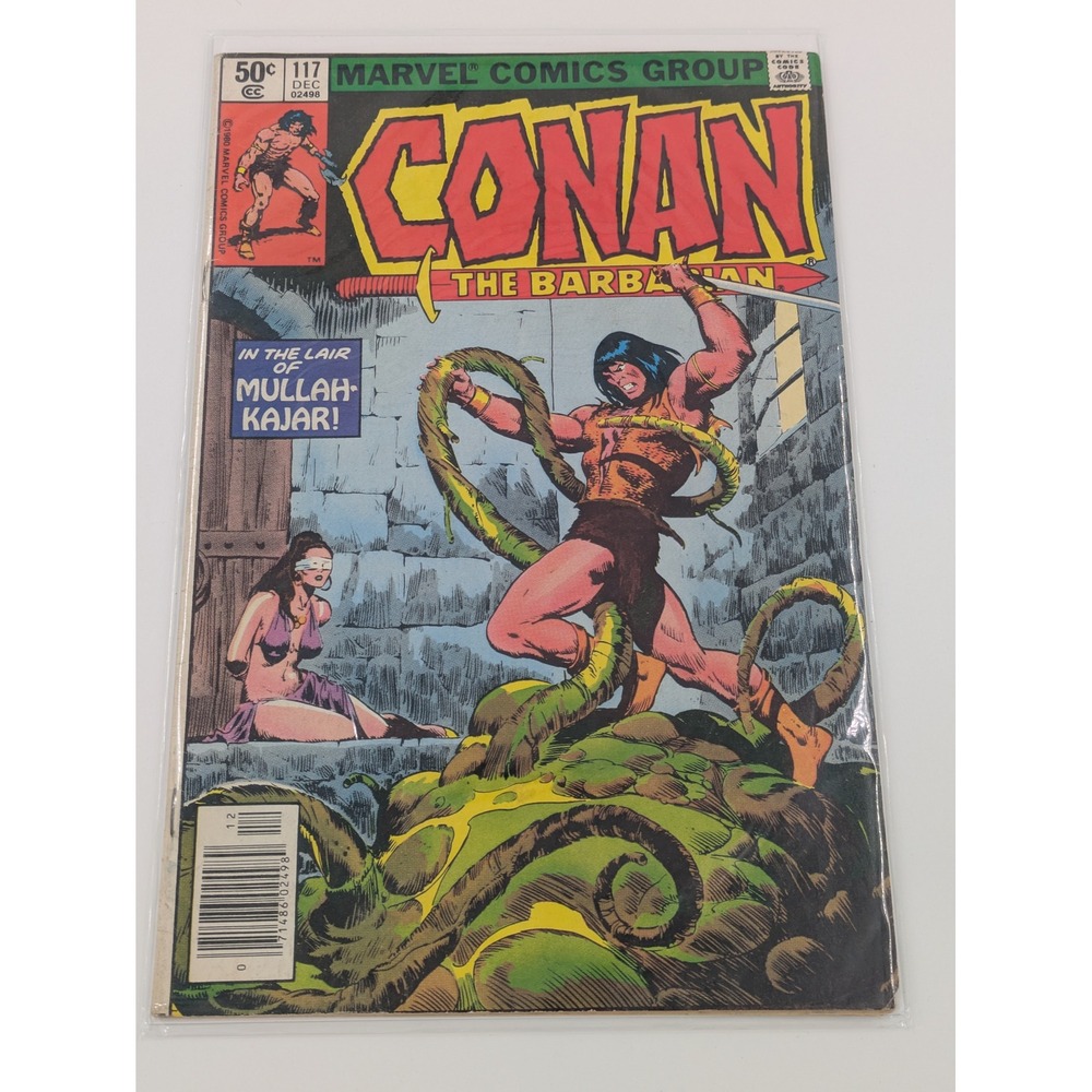 Marvel Comics Conan The Barbarian #117 Dec 1980 Bronze Age Mullah-Kajar Comic
